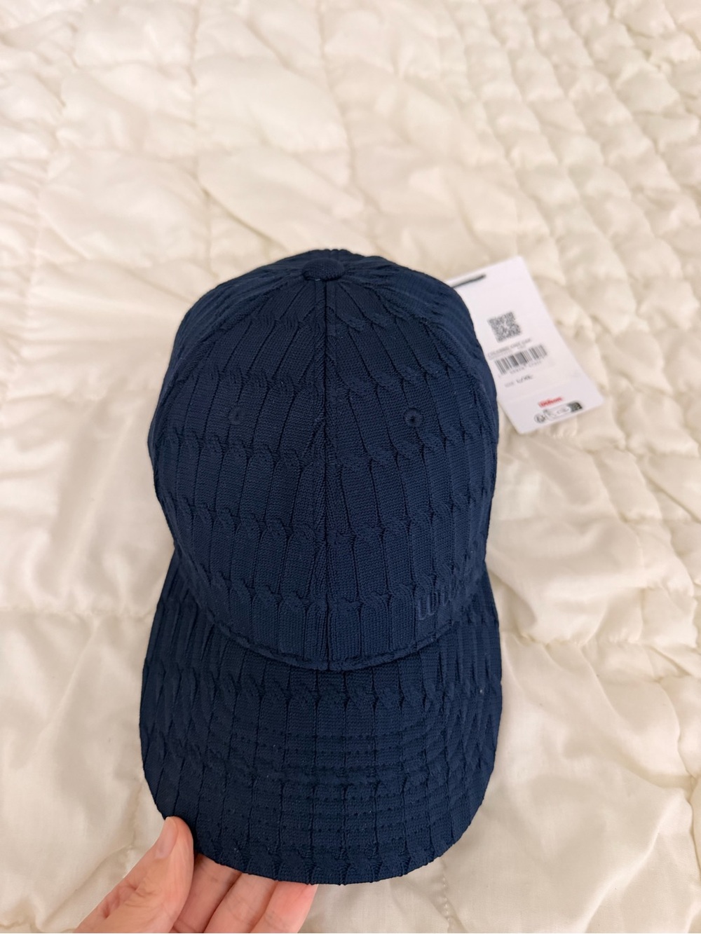 Wilson Navy Knit Baseball Cap